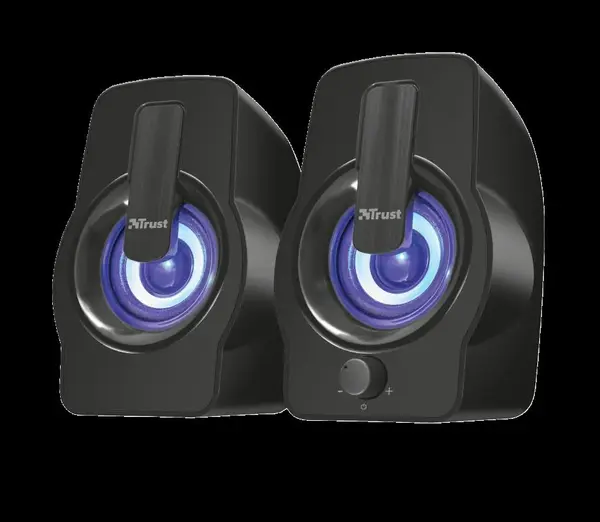 Boxe Trust Gemi RGB 2.0, 6W, negru Boxe Trust Gemi RGB 2.0, 6W, negru