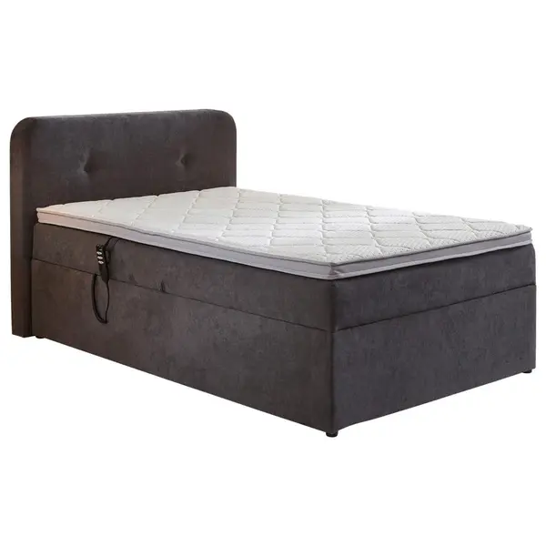 Boxspring, 100/200 cm, gri