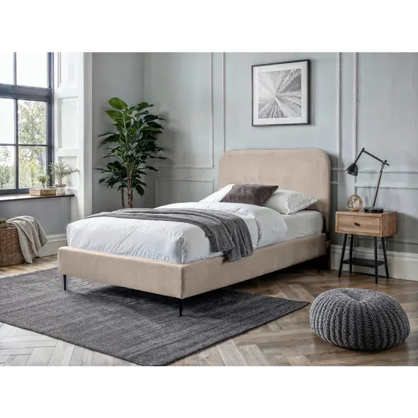 Boxspring, 120/200 cm, bej
