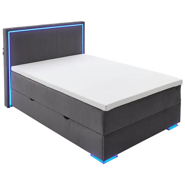 Boxspring, 140/200 cm, antracit