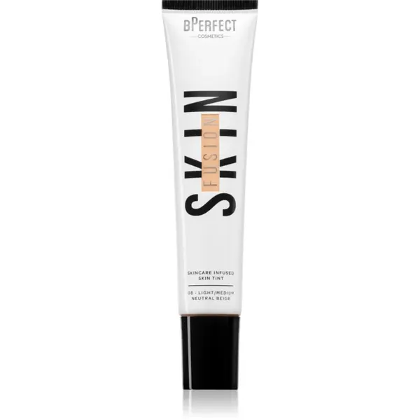 BPerfect Skin Fusion Skincare Infused Skin Tint make-up cu textura usoara pentru un look natural culoare 8 Light/Medium Neutral Beige 30 ml