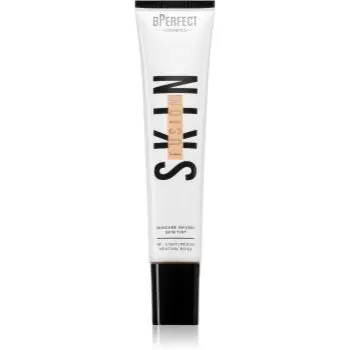 BPerfect Skin Fusion Skincare Infused Skin Tint make-up cu textura usoara pentru un look natural