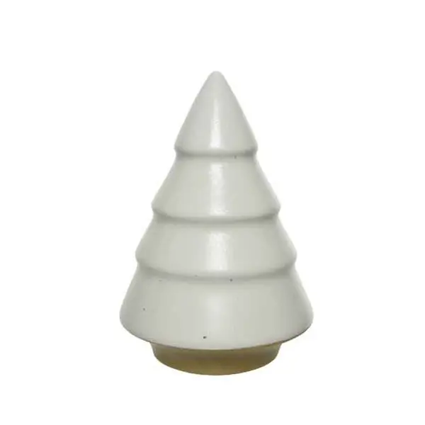 Brad decorativ - Stoneware Christmas Tree - Off-White | Kaemingk