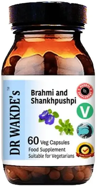 Brahmi și Shankhpushpi, 60 capsule, Dr Wakde's