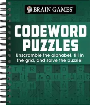 Brain Games - Codeword Puzzle: Unscramble the Alphabet, Fill in the Grid, and Solve the Puzzle!, Spiral/***