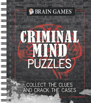 Brain Games - Criminal Mind Puzzles: Collect the Clues and Crack the Cases, Spiral/***