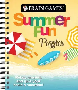 Brain Games - Summer Fun Puzzles: Relax, Unwind, and Give Your Brain a Vacation, Spiral/***