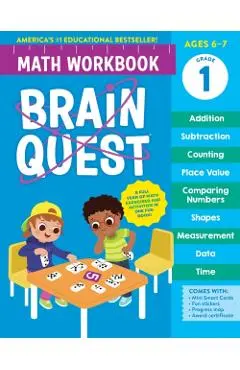 Brain Quest Math Workbook: 1st Grade - Workman Publishing