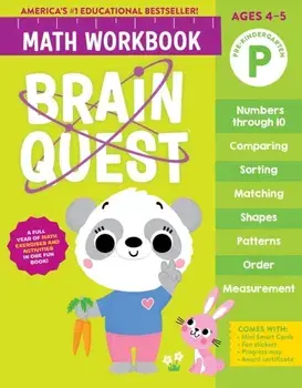 Brain Quest Math Workbook: Pre-Kindergarten, Paperback/Workman Publishing