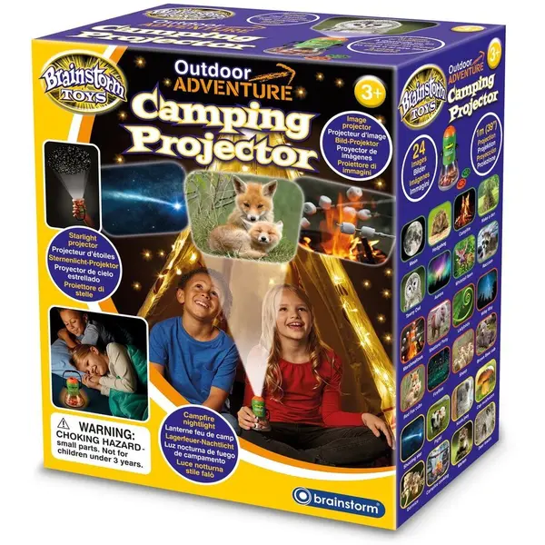Brainstorm Toys Aventuri in aer liber – Proiector si lampa de veghe pentru Camping Brainstorm Toys E2060