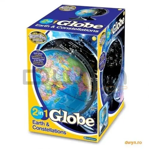 Brainstorm Toys Glob 2 in 1 Pamantul si constelatiile
