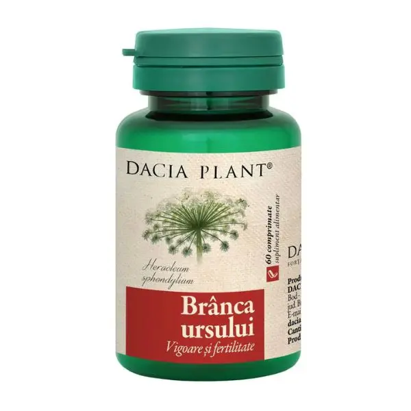 Branca Ursului, Dacia Plant | 60 comprimate