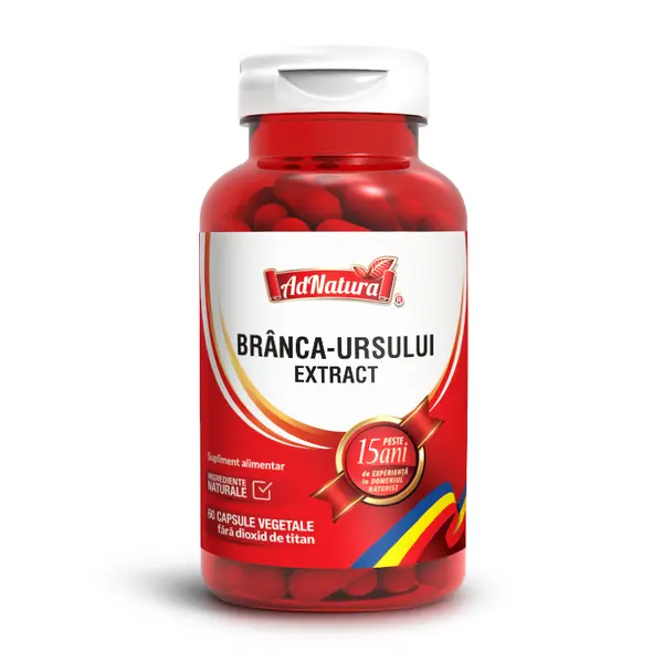 Branca-ursului Extract, 60 capsule, AdNatura
