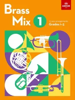 Brass Mix, Book 1. 12 new arrangements for Brass, Grades 1-3, Sheet Map/***