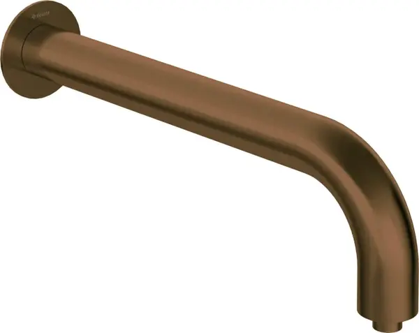 Brat de dus, fix, 380 mm, bronz periat, Deante Silia