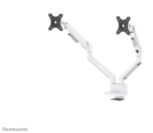 Brat dublu monitor Neomounts DS70-250WH2, 17inch-32inch (Alb)