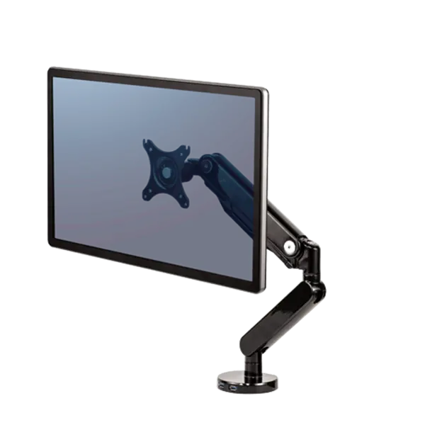 Brat reglabil pentru monitor Fellowes negru Brat reglabil pentru monitor Fellowes negru