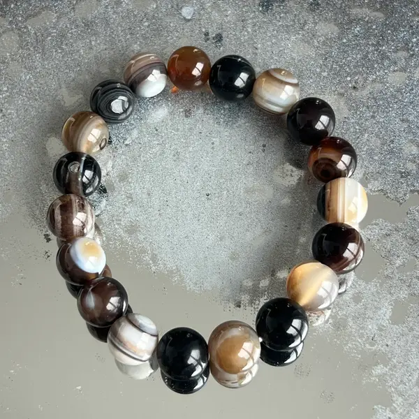 Bratara agat maro 10 mm