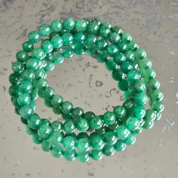 Bratara aventurin verde intens 6 mm