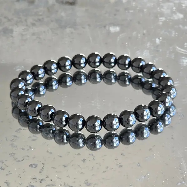 Bratara barbati onix negru 8 mm