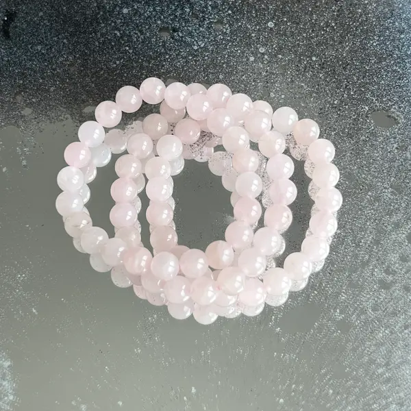 Bratara copii jad roz 6 mm