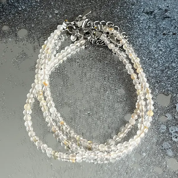 Bratara cuart rutilat 2mm reglabila