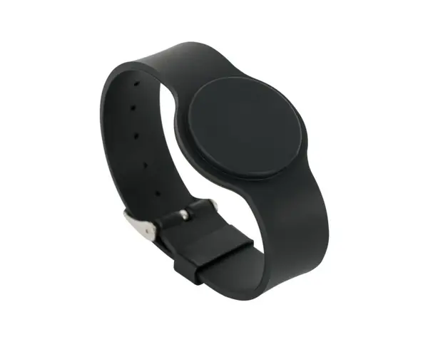 Bratara de proximitate din silicon cu catarama, negru, 125Khz, IDT-4009EM