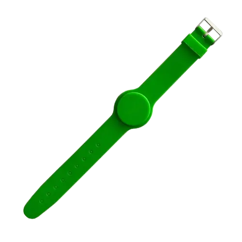 Bratara de proximitate MIFARE (13.56MHz), silicon verde CSW-MF13-G