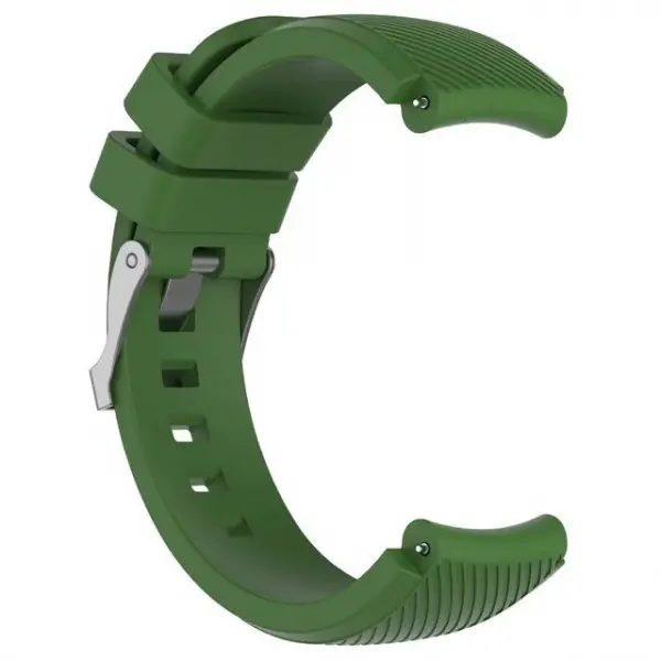 Bratara de schimb din silicon, cu striatii, pentru Xiaomi Huami Amazfit GTS, diferite colorituri, confortabila si rezistenta