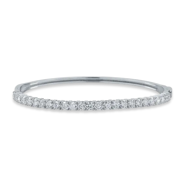Bratara din aur alb cu diamante de 2.76ct