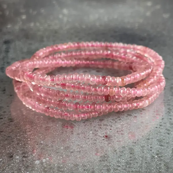 Bratara discuri cuart capsuna 4x2 mm