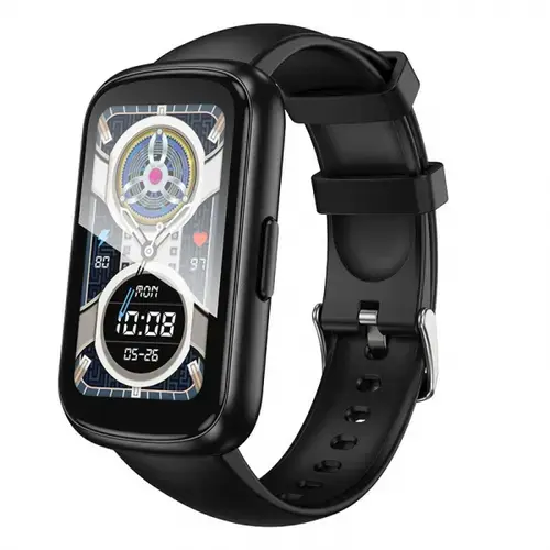 Bratara Fitness HOCO Y25, Ecran 1.47inch, Bluetooth, Procesor JL 7012F5, 64MB RAM, IP68 (Negru)