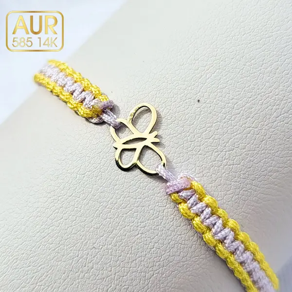 Bratara Fluturas Aur 14K