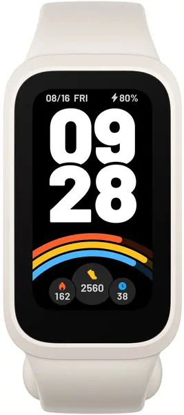 Brățară inteligență Xiaomi - Smart Band 9 Active, 45 mm, 1.47'', Beige White