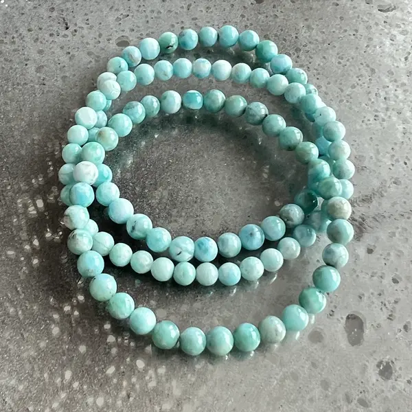 Bratara larimar 5-6 mm, calitate AA