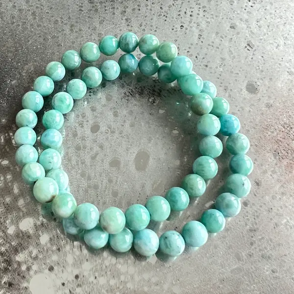 Bratara larimar 7 mm, calitate AA