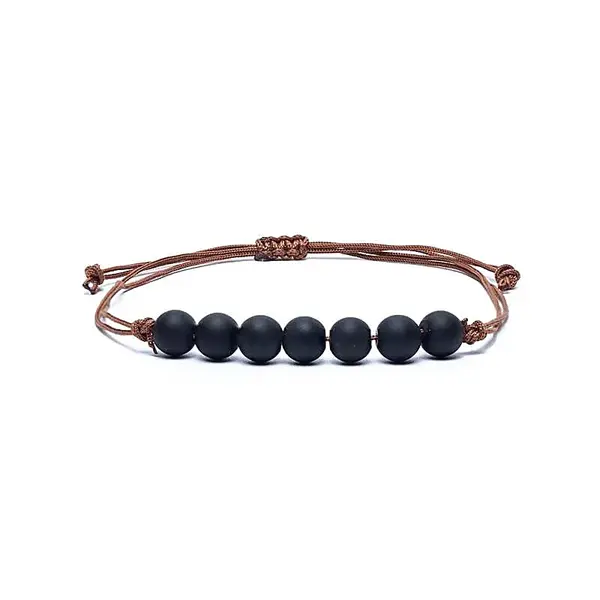 Bratara obsidian ajustabila