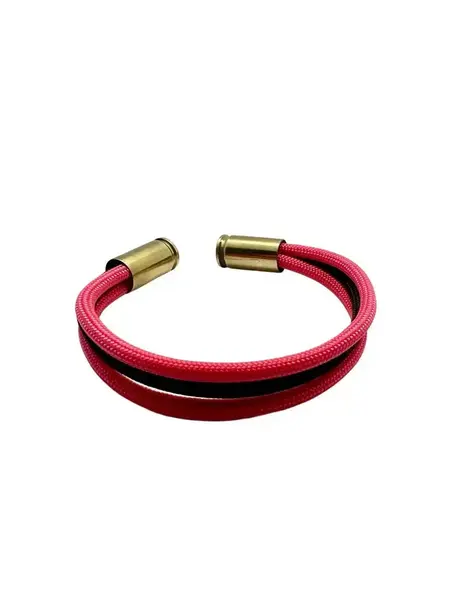 Bratara Paracord Trinity Roz Negru Drop Zone - M