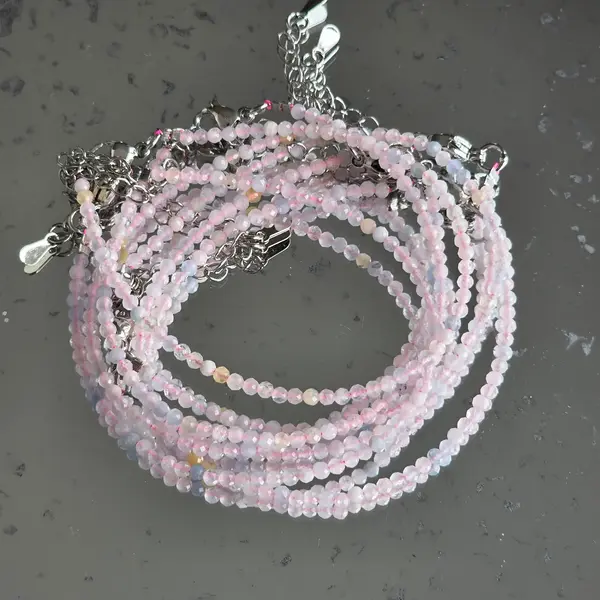 Bratara reglabila fatetata beril 2 mm