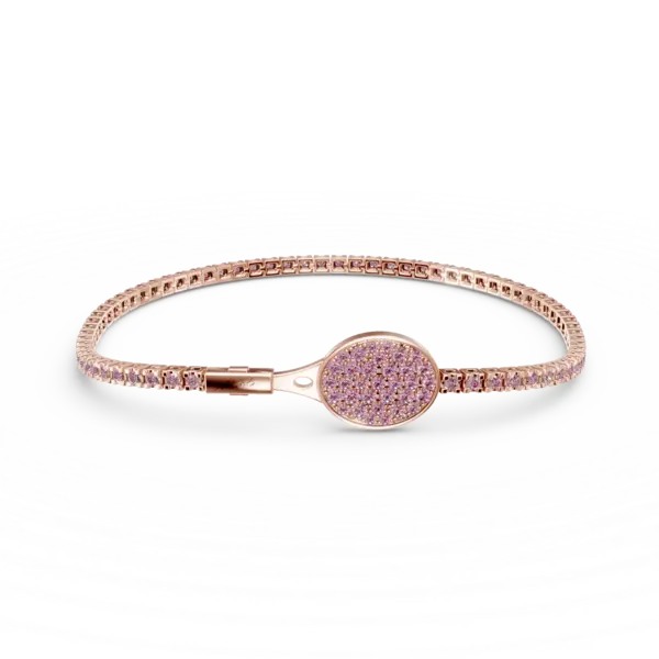 Bratara tennis Glory cu safire roz de 1.59ct