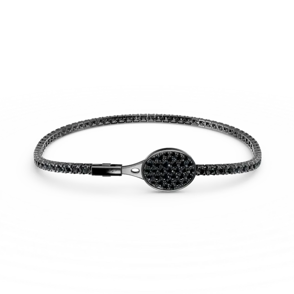 Bratara tennis Heritage cu safire negre de 1.738ct