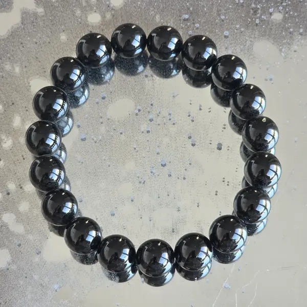 Bratara turmalina neagra 10 mm