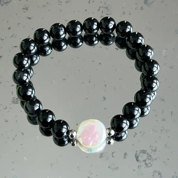 Brățară turmalina neagra 8 mm | Pearl