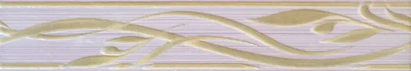 Brau decorativ faianta baie / bucatarie Sorely Lila 7 x 40