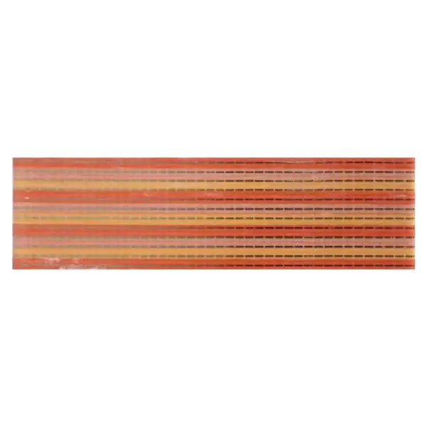 Brau decorativ faianta baie / bucatarie Textline Caramel 7 x 25