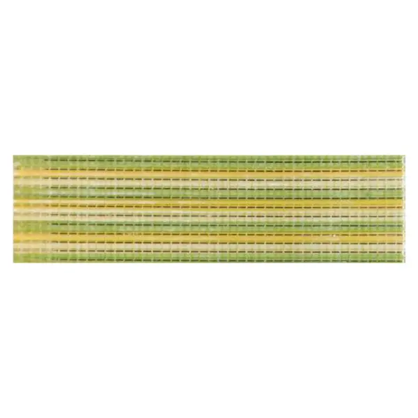 Brau decorativ faianta baie / bucatarie Textline Green 7 x 25