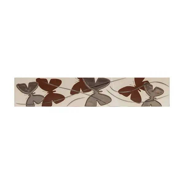 Brau decorativ faianta baie / bucatarie Tropicca Beige 7.5 x 40