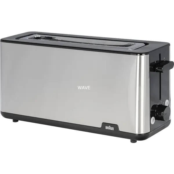 Braun Houshold Prajitor de paine Braun Household PurShine HT 1610 BK, 1030 W, 2 felii, slot lung
