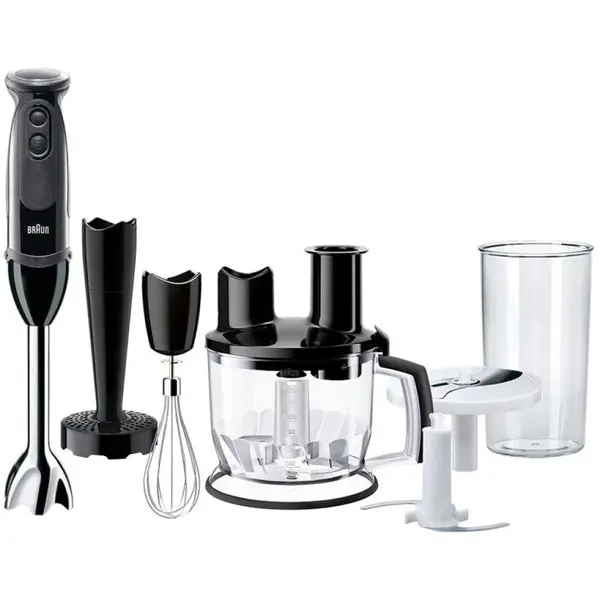 BRAUN Mixer vertical Braun MQ5277BK, 1.5L, 1000W, argintiu-negru