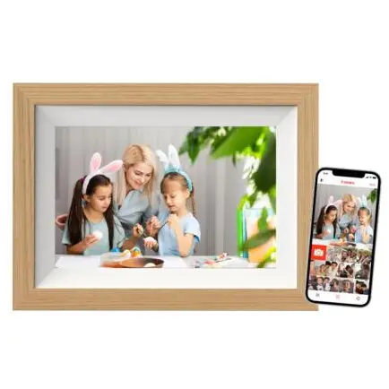 BRAUN Rama foto Braun DigiFrame 10W WiFi Beech, 10.1inch, 16:10, 32GB, Alb-Fag